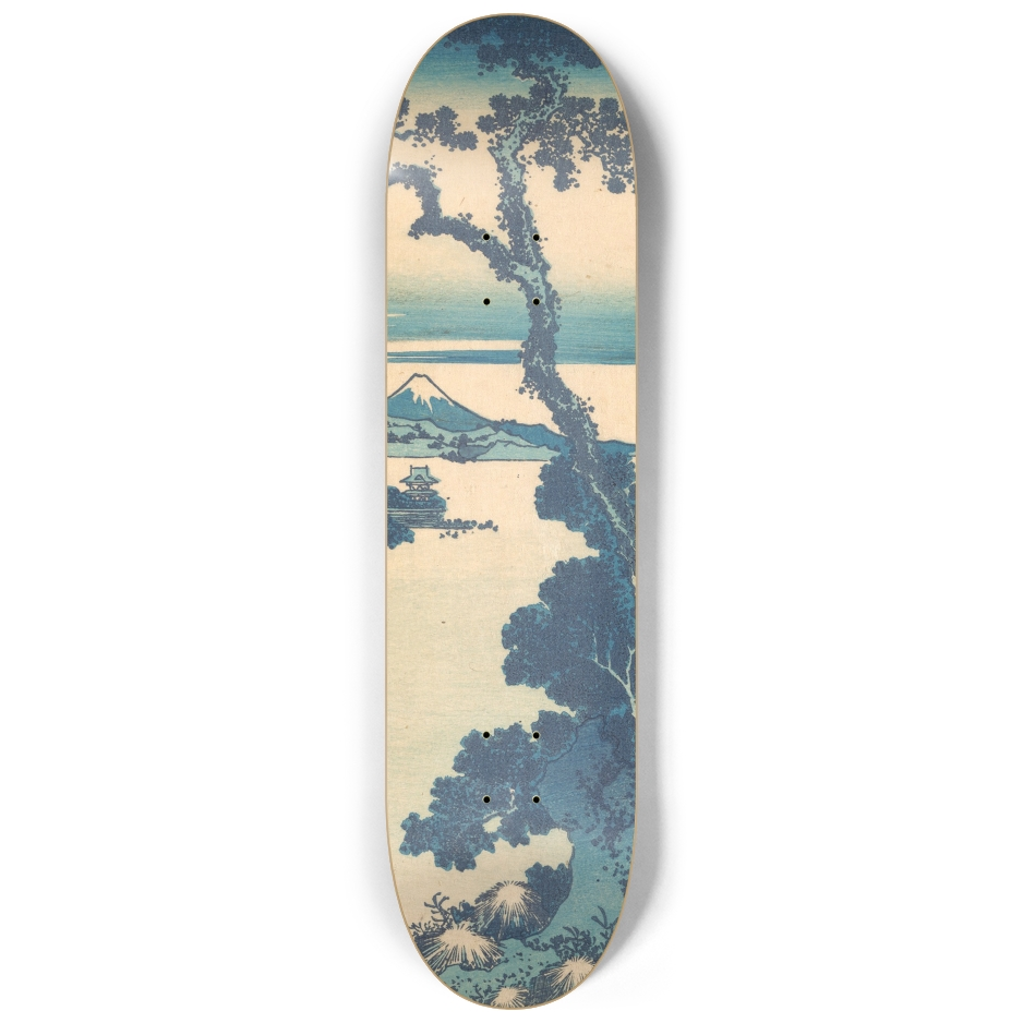 Lake Suwa Triptych — Center Deck Artwork by Hiroshige