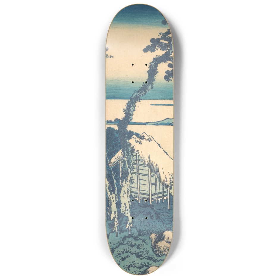 Lake Suwa Triptych — Right Deck Artwork by Hiroshige
