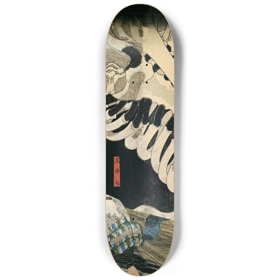 Takiyasha Triptych — Right Deck Artwork by Kuniyoshi